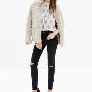 Madewell 9" High-Rise Skinny Jeans in Charcoal 29